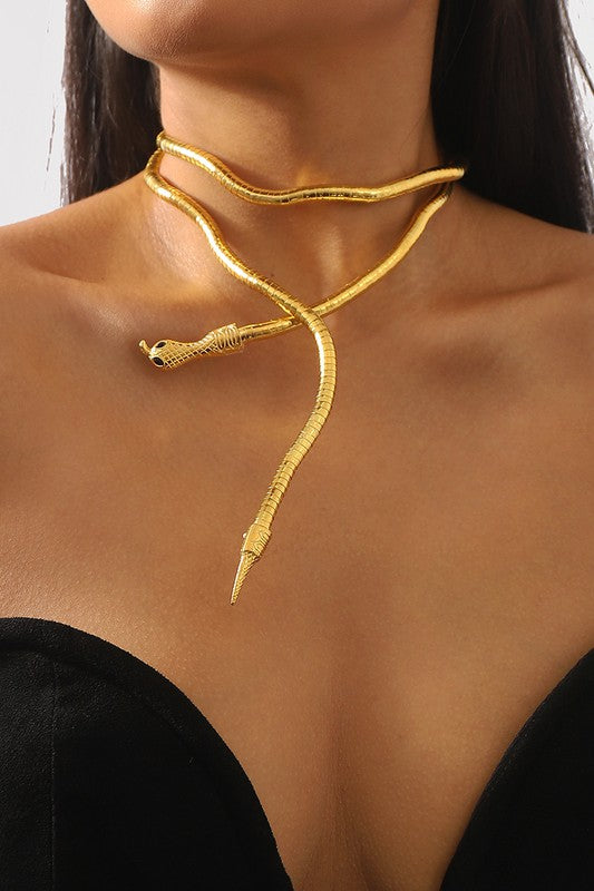 Tarnish-free Snake Necklace