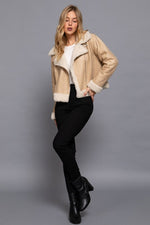 Tan Aviator Jacket