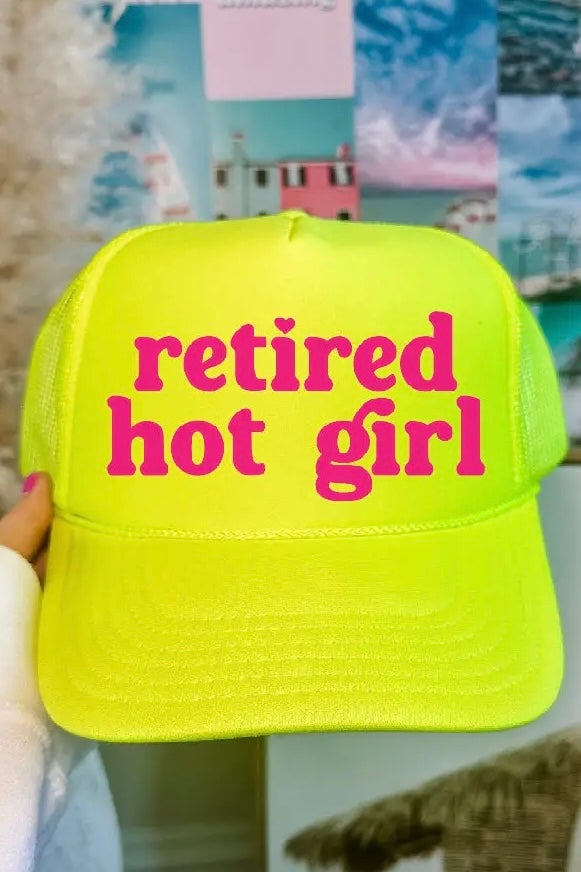 Retired Hot Girl Cap