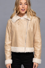 Tan Aviator Jacket