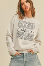 California Sweatshirt-Beige