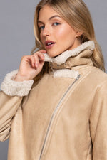 Tan Aviator Jacket