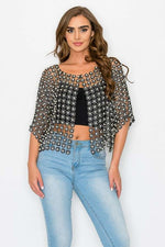 Hematite Luxe Pearl Cardigan