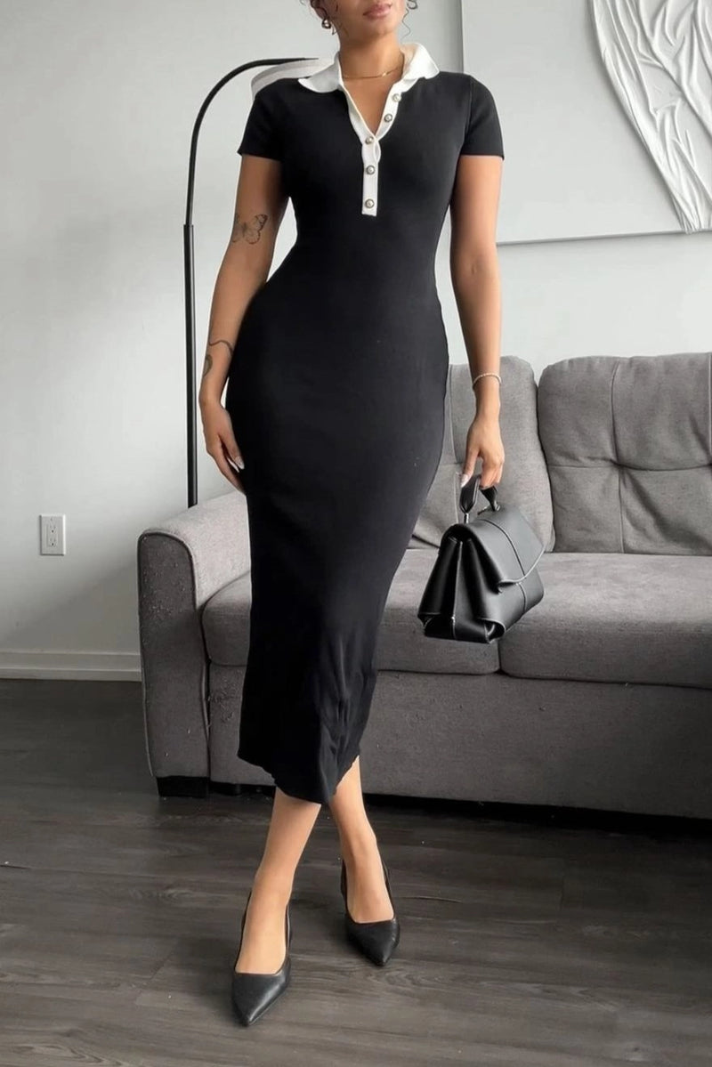 Black Coco Sweater Maxi Dress