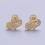 Tarnish-free Hamsa Studs