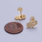 Tarnish-free Hamsa Studs