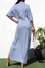 Striped Shirt-Dress