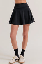 Black Active Skirt