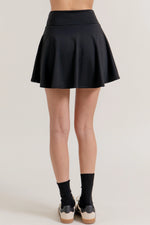Black Active Skirt