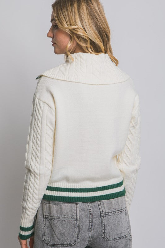 Sailor Collar Sweater
