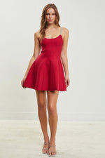 Winter Red Party Dress