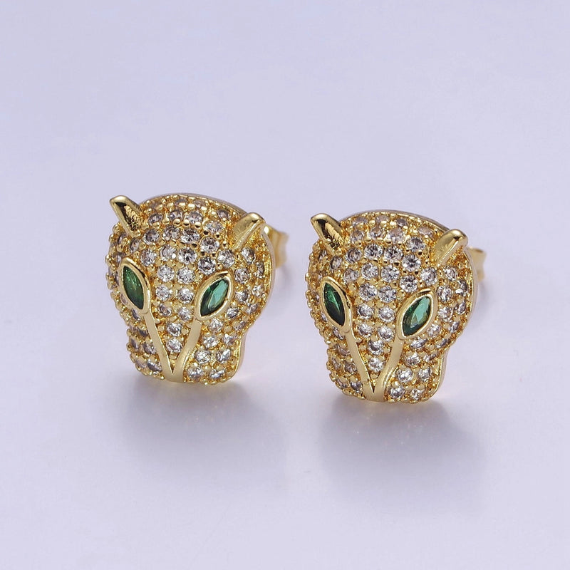 Jaguar Stud Earrings