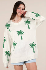 Palm Tree Sweater