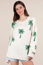 Palm Tree Sweater